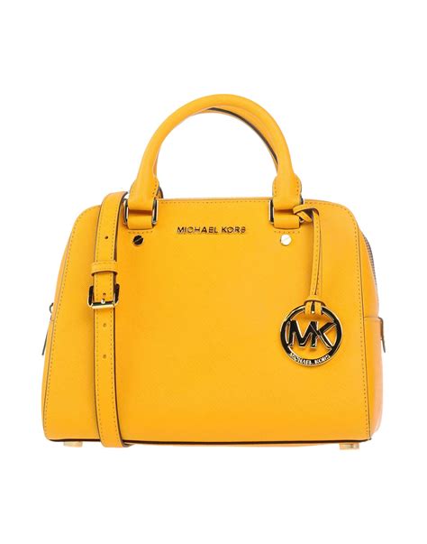 michael kors outlet yellow purse|Michael Kors yellow tote bag.